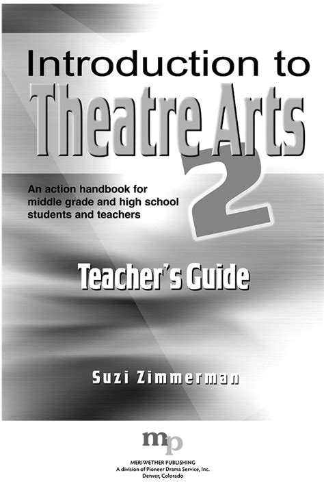 Introduction to Theatre Arts 2: Handbook (No. 2) Epub